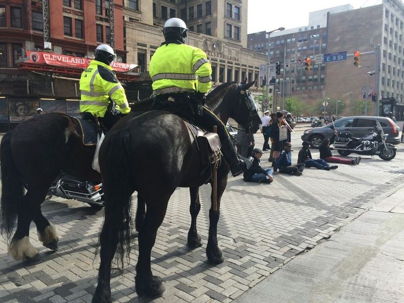 Action at 9th & Euclid–Justice for Tamir Rice