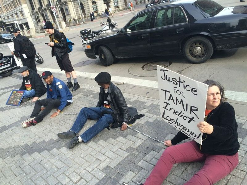 Chained Protest–Justice for Tamir