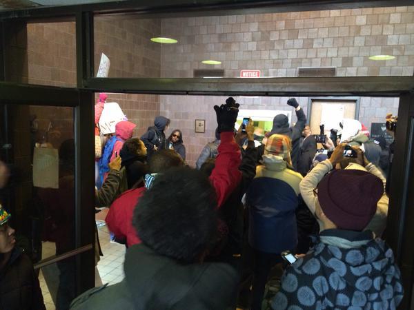 Ferguson Folks Come to Cleveland–Also Inside Cleveland Police Department 1st District–Tamir’s Murderers