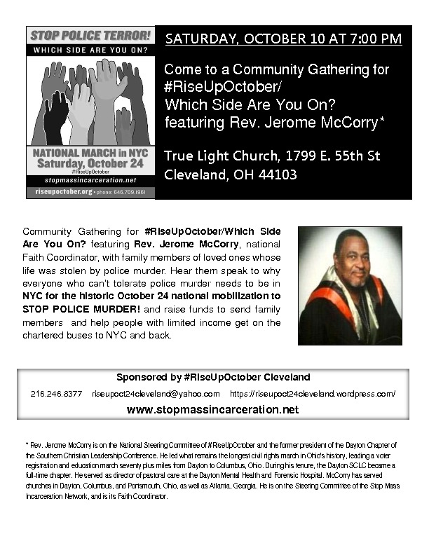 Flyer Publicizing Rev. McCorry Visit