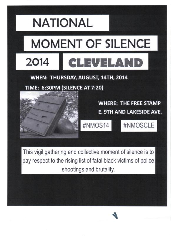 Silence for Stolen Lives Flyer