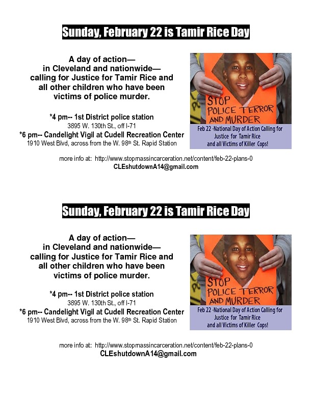 Flyer Announcing a Tamir Day Gathering