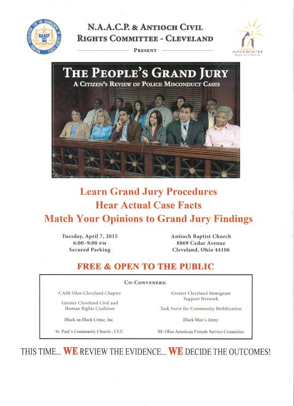 Flyer Announcing The People’s Grand Jury